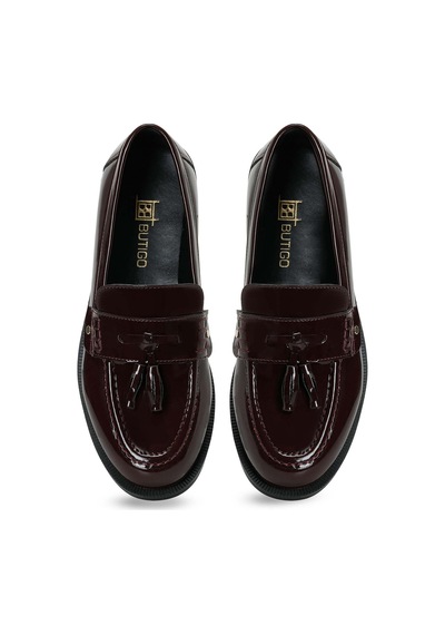 Butigo 25k-2020 Bordo Kadın Loafer 000000000102042783