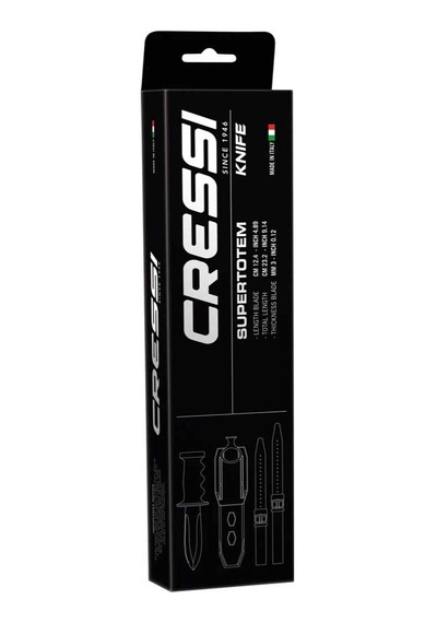 Cressi Supertotem 12.4 Cm Dalış Bıçağı Tek Renk