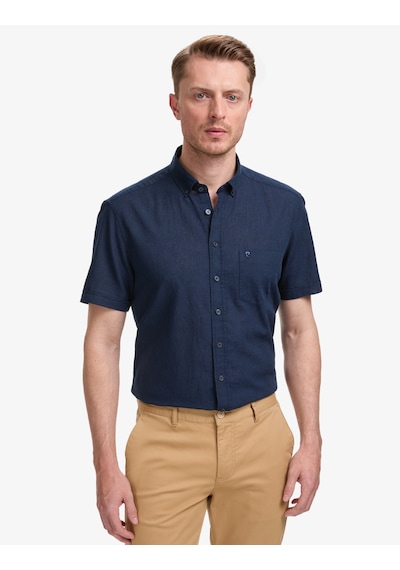 Pierre Cardin Erkek Lacivert Gömlek Kısa Kollu 50325340-vr033