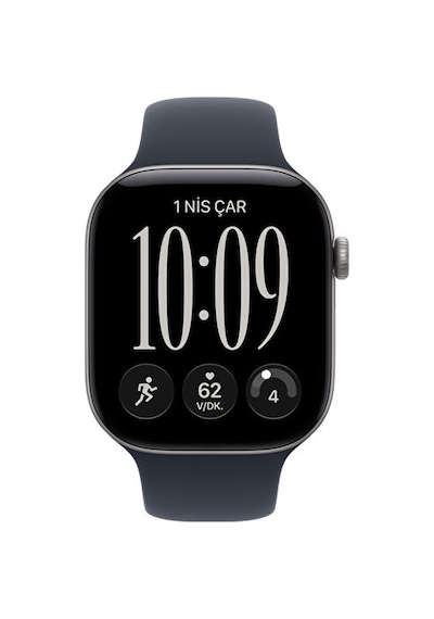 Apple Watch Series 12 GPS MJEJ4TU/A 46 MM Alüminyum Kasa Lacivert Spor Kordon M/L (Apple Türkiye Garantili)