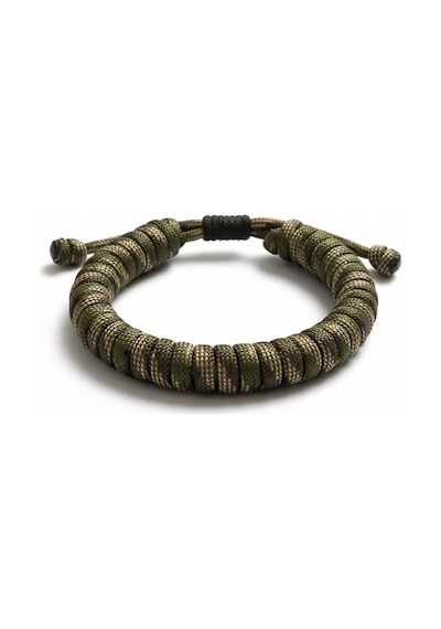 Plentiful Ranger Paracord Bileklik Kamuflaj Seri Yeşil - Siyah