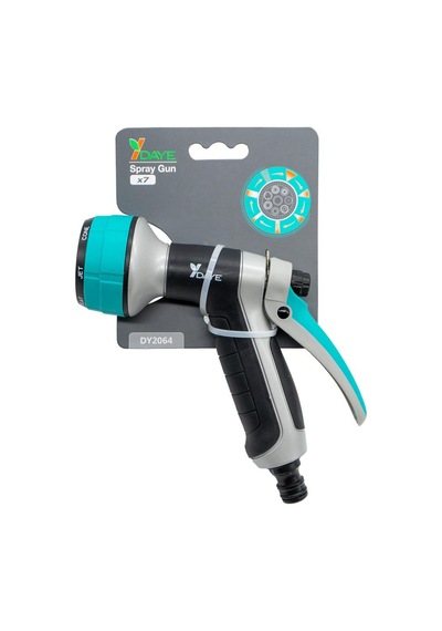 Daye Dy2064 Ayarlı Metal Sprey Sulama Tabancası 7 Fonksiyonlu