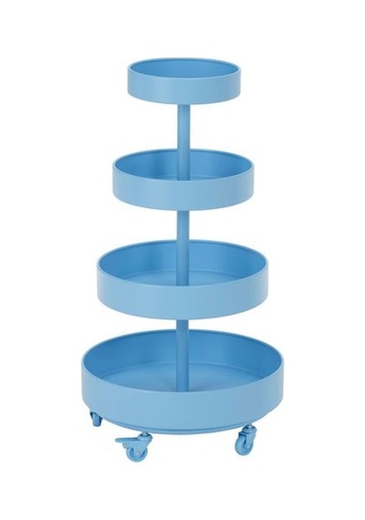 Ikea Ps 2026 Servis Arabası, Mavi, 89x48 Cm