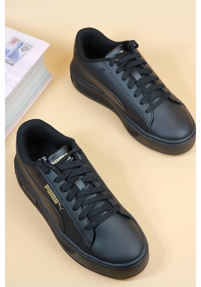 Puma - Smash Platform V3 Siyah Kadın Spor Ayakkabı Çok Renkli
