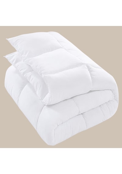 Tr Primavera Home Çift Kişilik Mikrofiber Yorgan 195x215 Cm 4 Mevsim, Silikonize Elyaf Dolgulu, Hafif Ve Yumuşak, Diğer