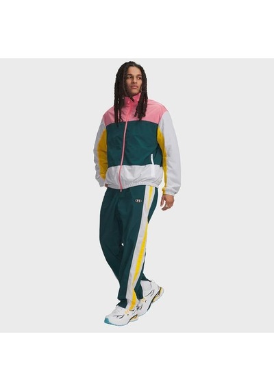 Under Armour Icon Woven Track Erkek Pembe Polo Yaka Tişört