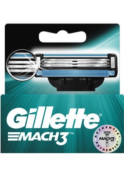 Gillette Mach3 Yedek Başlık 4'lü