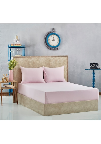 Komfort Home Çift Kişilik Penye Lastikli Çarşaf Seti 140X200 Cm (478420862)