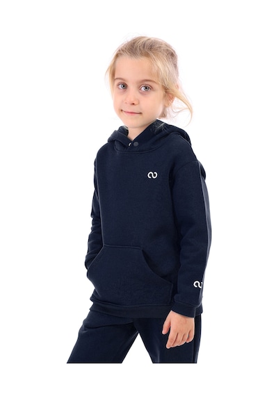 Toontoy Kids Toontoy Unisex Çocuk Nakışlı Sweatshirt Lacivert
