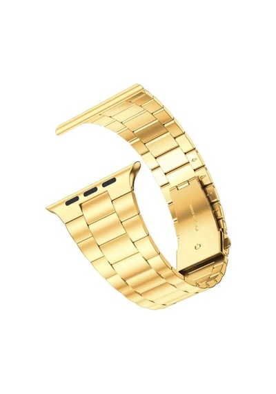 Apple Uyumlu  Watch 38 Mm 40 41 MM Seri 3 4 5 6 7 Se Ironwef Gold