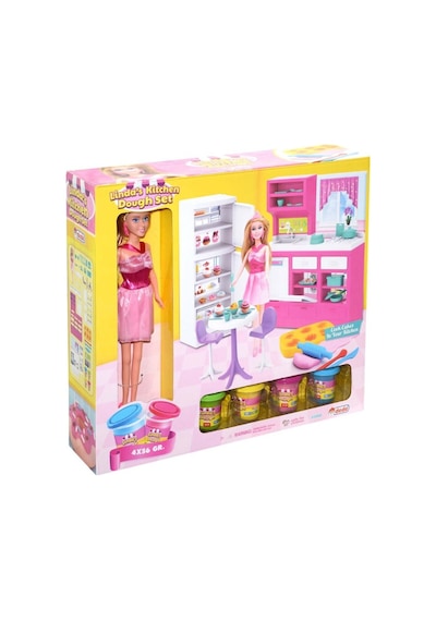 Linda'nın Mutfağı Oyun Hamuru Seti Pembe