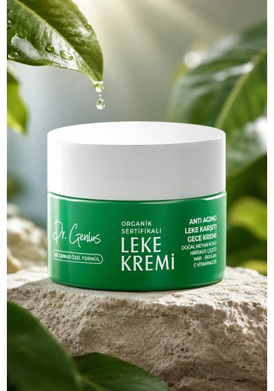 Dr. Genius Leke Kremi 50 Ml - Etko Cosmos Organic Sertifikalı& Anti-aging