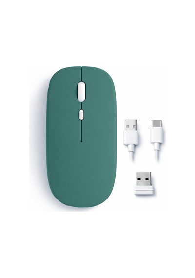 Mac Apple Uyumlu iPad Pc Tablet Mouse Şarjlı Batarya Sessiz Tıklama Usb Dongle Ve Kablo Dahil 1520