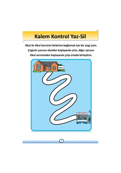 Okul Öncesi Kalem Kontrol Eğitim Seti