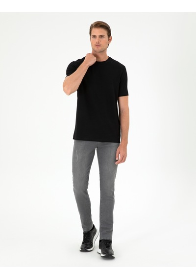 Pierre Cardin Erkek Siyah Tişört 50292343-vr046 Siyah