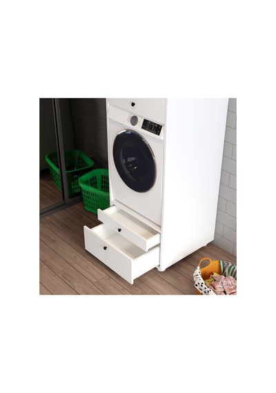 Alice 2 Çekmeceli Makine Dolabı Çok Amaçlı Dolap Banyo Dolabı Beyaz - 906143097 Beyaz Alice 2 Çekmeceli Makine Dolabı Çok Amaçlı Dolap Banyo Dolabı Beyaz - 906143097 Beyaz