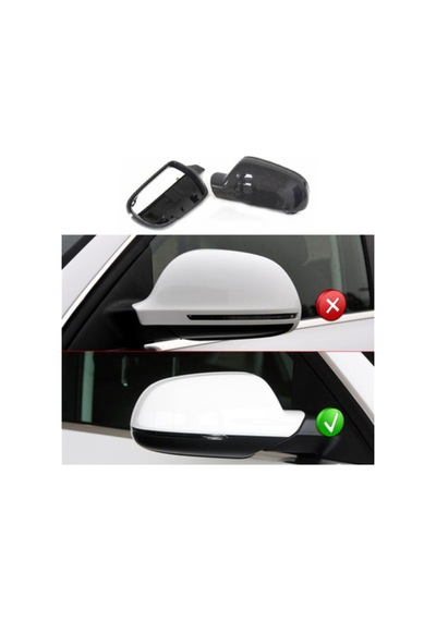 Sts Oto Aksesuar Audi A4 B9 Uyumlu Sinyalli 2016-2021 Batman Yarasa Ayna Kapağı