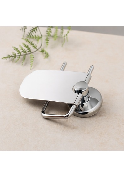 Kapaklı Metal Wc Kağıtlık Vidalı Montaj Çr