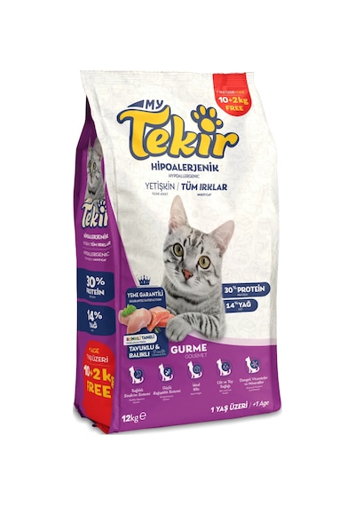 Tekir Gurme Yetişkin Kedi Maması 12 KG