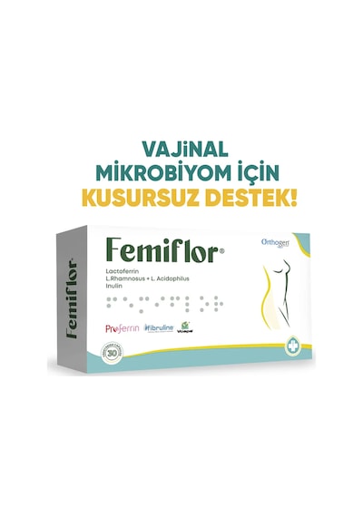 Femiflor Vajinal Flora Mikrobiyom Takviyesi 30 Kapsül