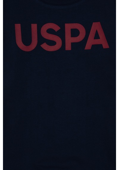 U.S. Polo Assn. Erkek Çocuk Lacivert Basic Bisiklet Yaka Sweatshirt 50307801-VR033