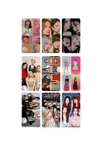 Black Pink 28 No -kpop- 9 Lu Fotokart Seti