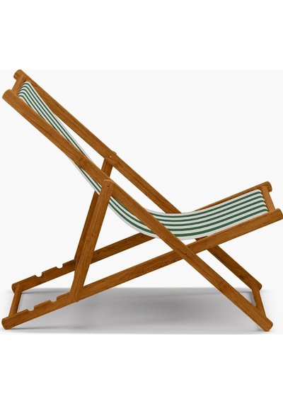 Alyones Ahşap Katlanır Şezlong, Balkon, Bahçe, Teras Ve Plaj İçin Yeşil Diğer
