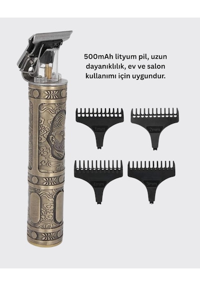 Mey İthalat Dayanıklı Çelik Kafa Ve Güçlü Motorlu Saç Sakal Makinesi