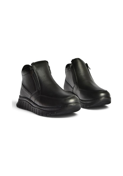 Fox Shoes Z555260203 Siyah Hakiki Deri Kadın Bot