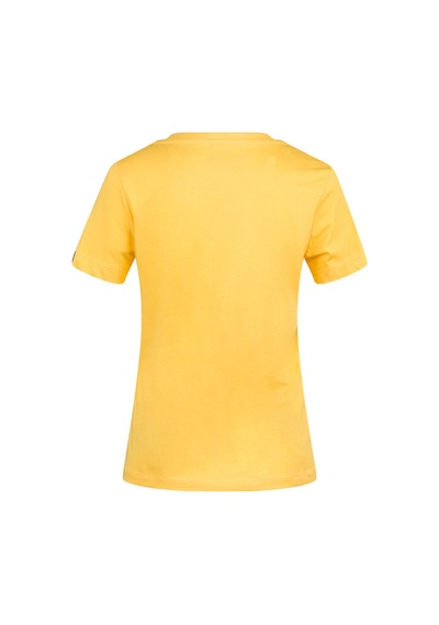 2as Alone Baskılı V Yaka Kadın T-shirt 403 Sarı