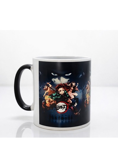 Porselen Renk Değiştiren Demon Slayer Kupa Bardak - Model 2