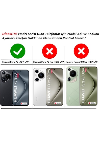Huawei Pura 70 Uyumlu Şeffaf Silikon Kılıf - Kamera Korumalı Esnek Tam Koruma Kapak