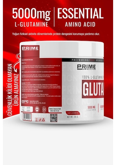 Prime Nutrition L-glutamine 125 Gram