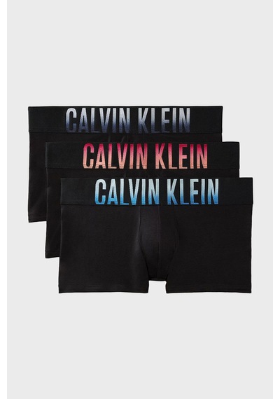 Calvin Klein Logolu 3 Pack Boxer Lv00nb46266d4 Erkek Boxer Lv00nb4626 6d4 Siyah