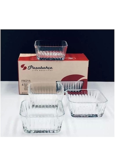 Paşabahçe 530236 Frezya Cam Kase 225 CC 4'lü