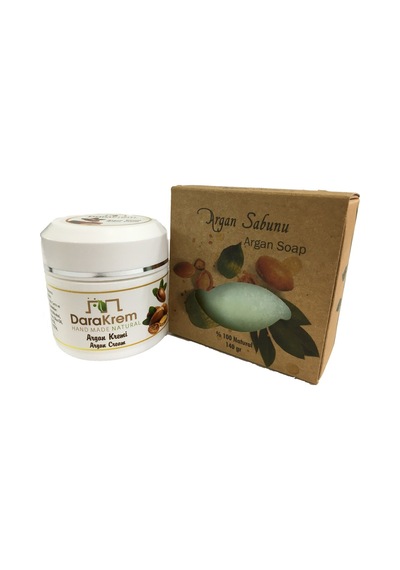 Dara Sabun Doğal Argan Kremi 50 ML + Doğal Argan Sabunu