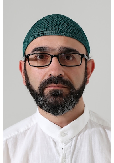 Örme Esnek Orlon Namaz Takke - Yeşil - Smz