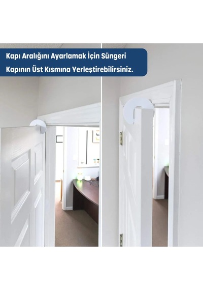 Nnstartshopping 1 Adet Sünger Kapı Durdurucu Bebek Güvenliği Koruyucu