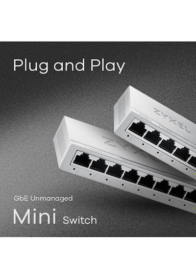 Zyxel Gs-108b V5 8 Port 10/100/1000 Swıtch Metal Kasa Yeni Nesil