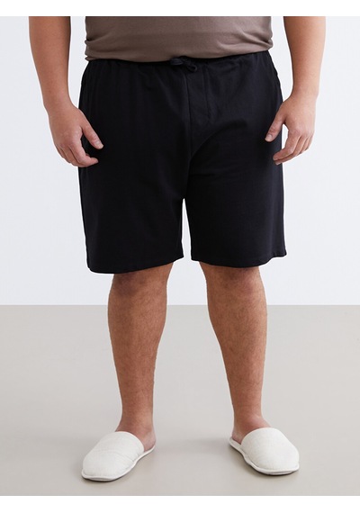 Lc Waikiki Lc Waıkıkı Siyah Slim Fit Erkek Pijama Alt Şort
