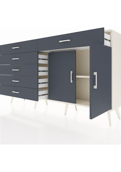 Arges Konsol Tek Raflı 6 Çekmeceli 2 Kapaklı 176x30x99 Aytaşı-ant Aytaşı-antrasit Arges Konsol Tek Raflı 6 Çekmeceli 2 Kapaklı 176x30x99 Aytaşı-ant Aytaşı-antrasit
