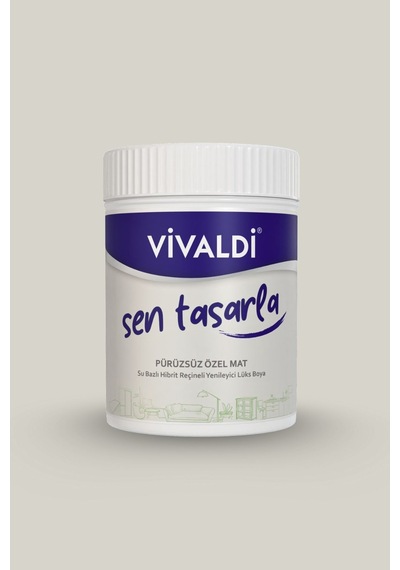 Vivaldi Tüm Yüzeyler İçin Su Bazlı Akrilik Yenileme Boyası 1 L
