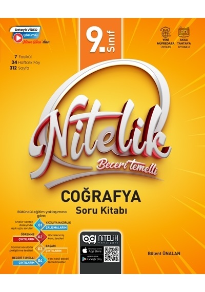 Nitelik 9. Sınıf Nitelik Beceri Temelli Coğrafya Soru Kitabı