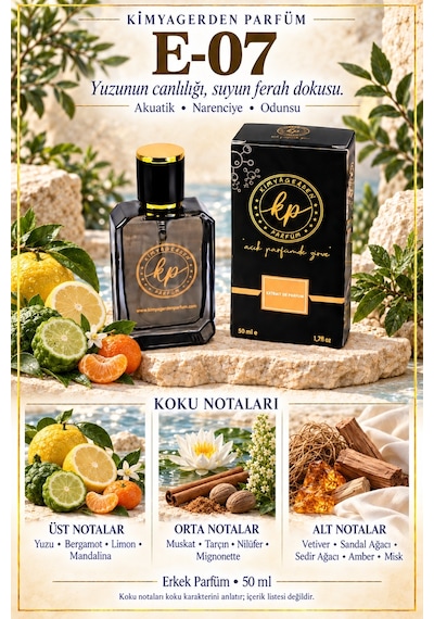 KP E-07 Erkek Parfüm EDP 50 ML