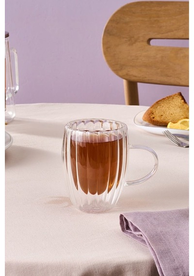Karaca Pia Alya Çift Cidarlı Mug 330 Ml