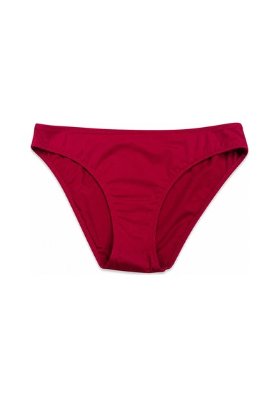 Büyük Beden Klasik Kadın Bikini Alt Kırmızı