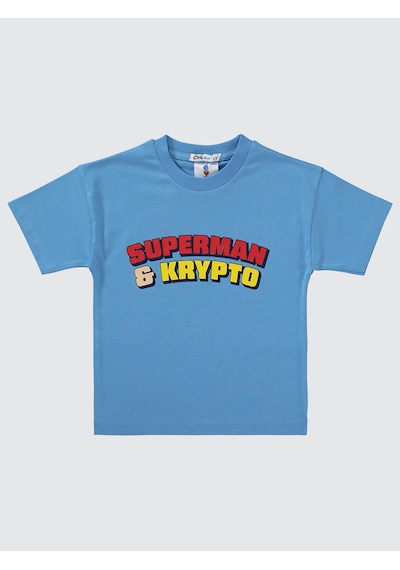 Süperman Erkek Çocuk Takım 2-5 Yaş Mavi