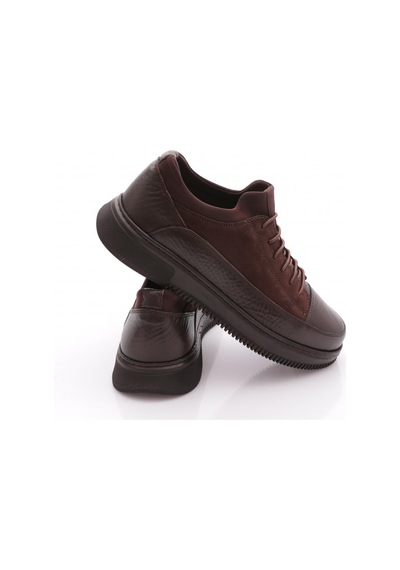 Dgn 1502 Erkek Bağcikli Sneakers Ayakkabi Kahve