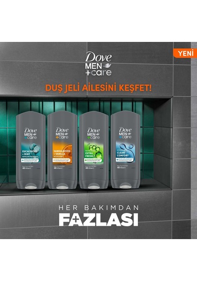 Dove Men Care Sandalwood Vanilla Duş Jeli 400 Mililitre Diğer