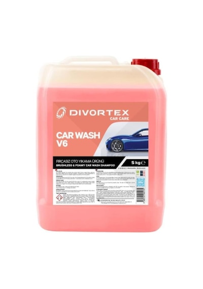 Divortex Car Wash V6 Fırçasız Oto Yıkama Köpüğü 5 Kg.